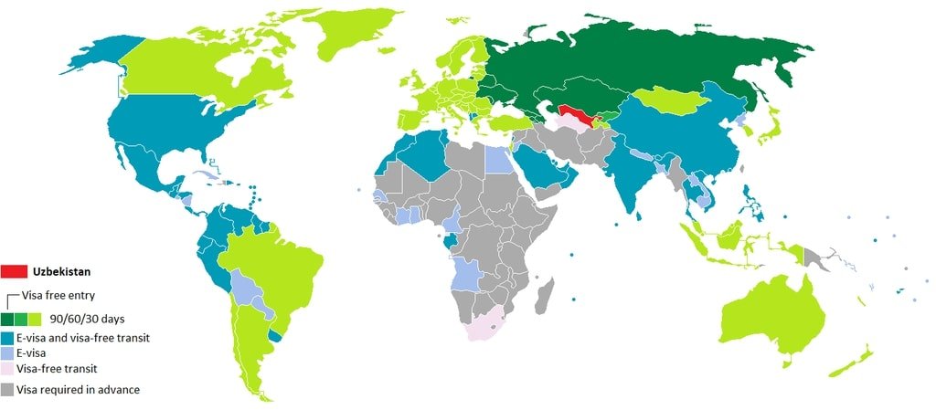 Visa Policy of Uzbekistan