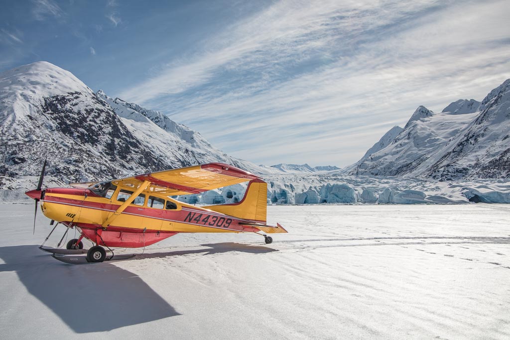 Alaska plane, Alaska air taxi, Alaska flightseeing, Alaska Travel guide, 20 mile, 20 mile glacier