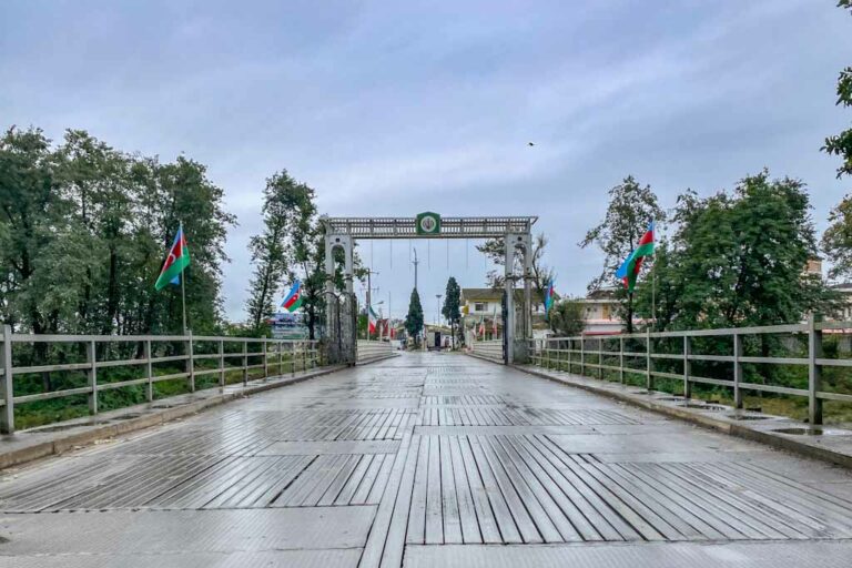 Astara Border Crossing, Azerbaijan border crossing, Astara, Iran, Azerbaijan