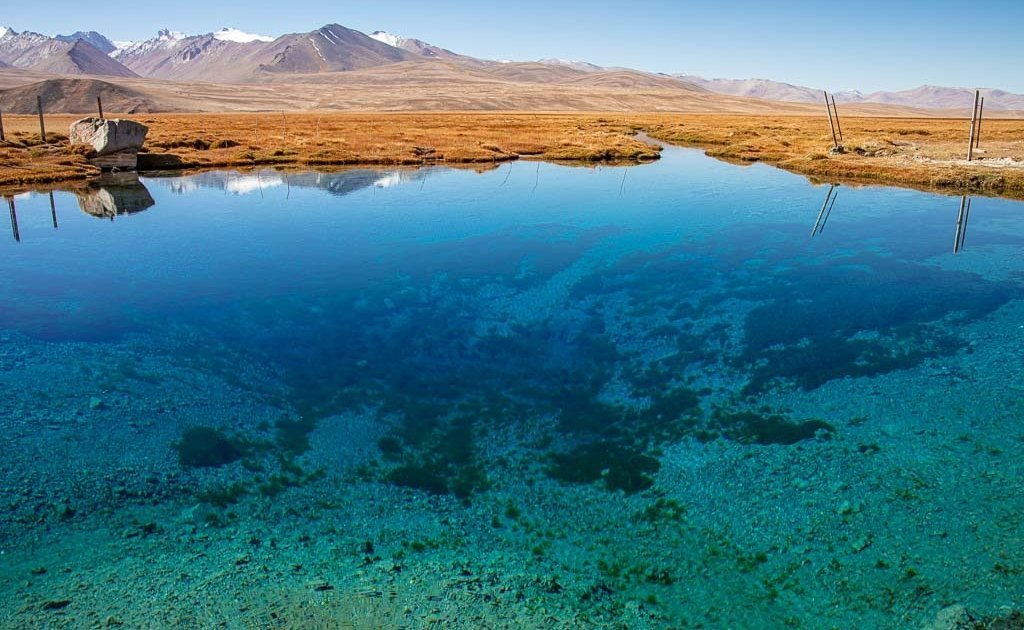 Ak Balyk, Ak Balyk Pond, Ak Balyk Spring, White Fish Spring, Pamir, Pamirs, Pamir Highway, Eastern Pamir, Tajikistan