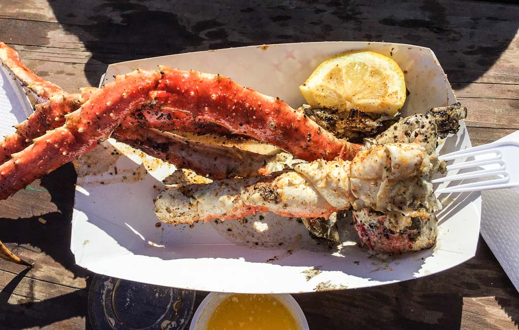 Eating my way across the Alaska State Fair, king crab legs, Alaska crab, Alaska king crab