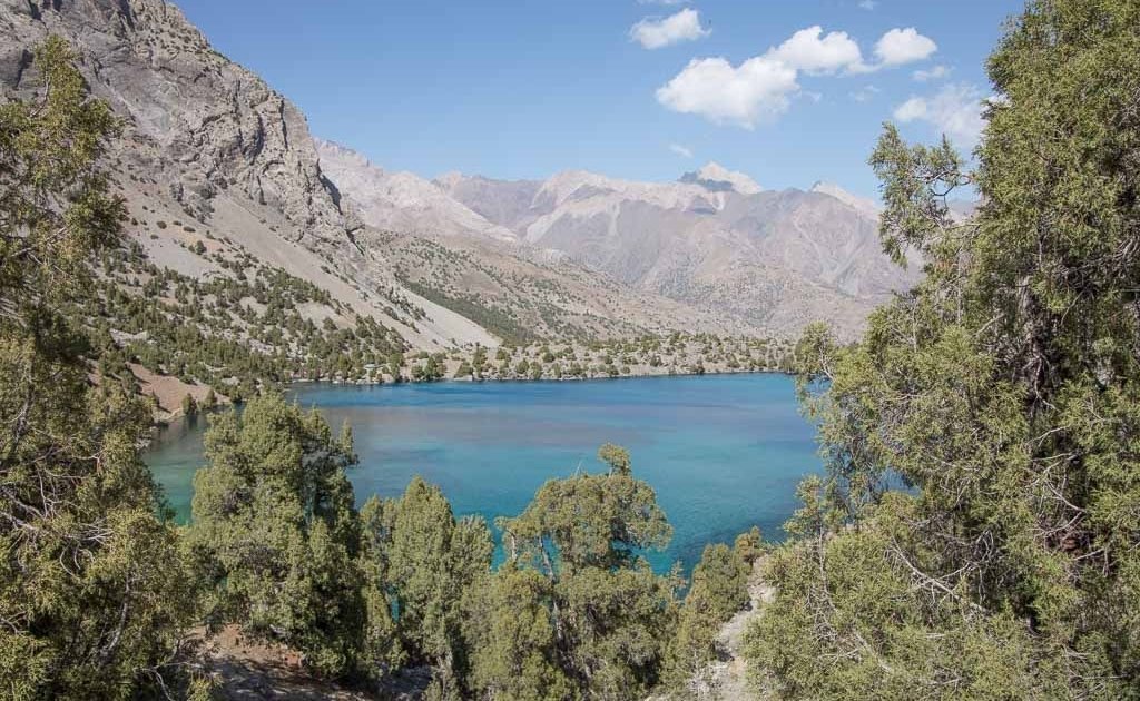 Lake Alovaddin, Lake Alauddin, Fann Mountains, Tajikistan, Central Asia, Sughd, Pamir Altai, Lakes Loop, Lakes Loop Tajikistan