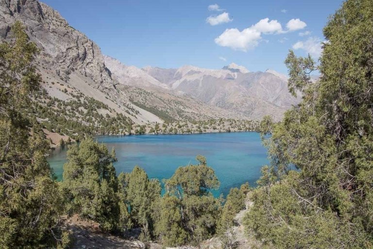 Lake Alovaddin, Lake Alauddin, Fann Mountains, Tajikistan, Central Asia, Sughd, Pamir Altai, Lakes Loop, Lakes Loop Tajikistan