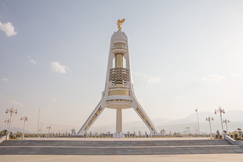 Arch of Neutrality, Ashgabat, Turkmenistan