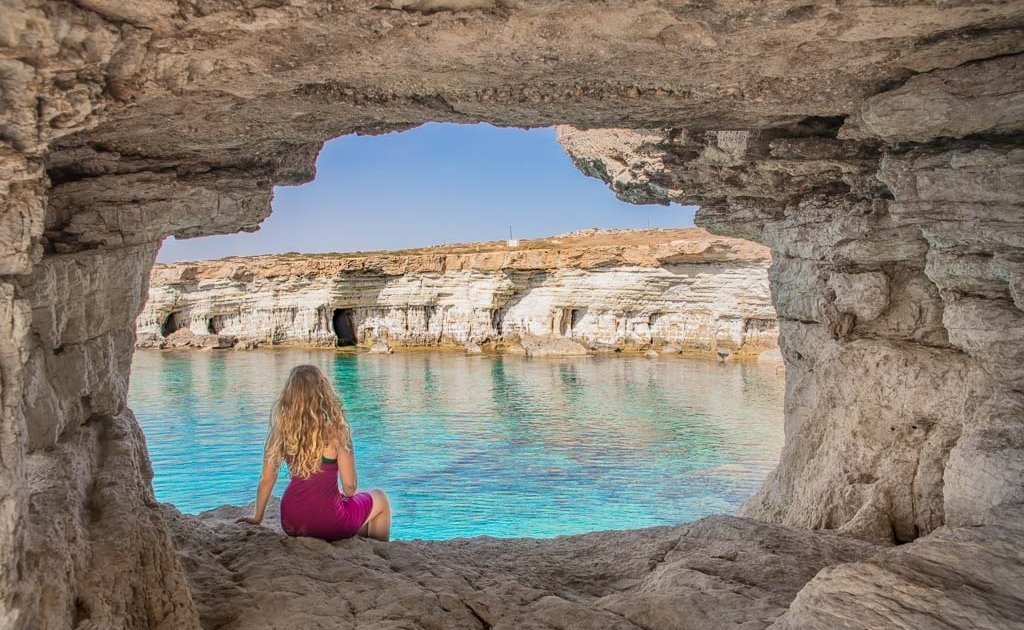 Cyprus, Cape Greco, Cape Greco Sea Caves, Ayia Napa, Agia Napa