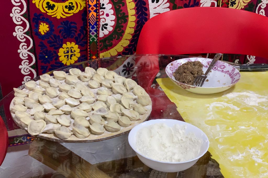 Chuchvara, pelmeni, central asia food