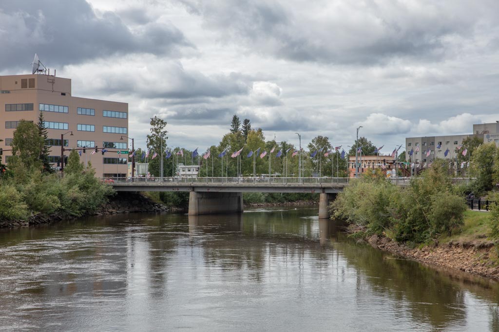 Downtown Fairbanks, Fairbanks, Alaska, Chena River