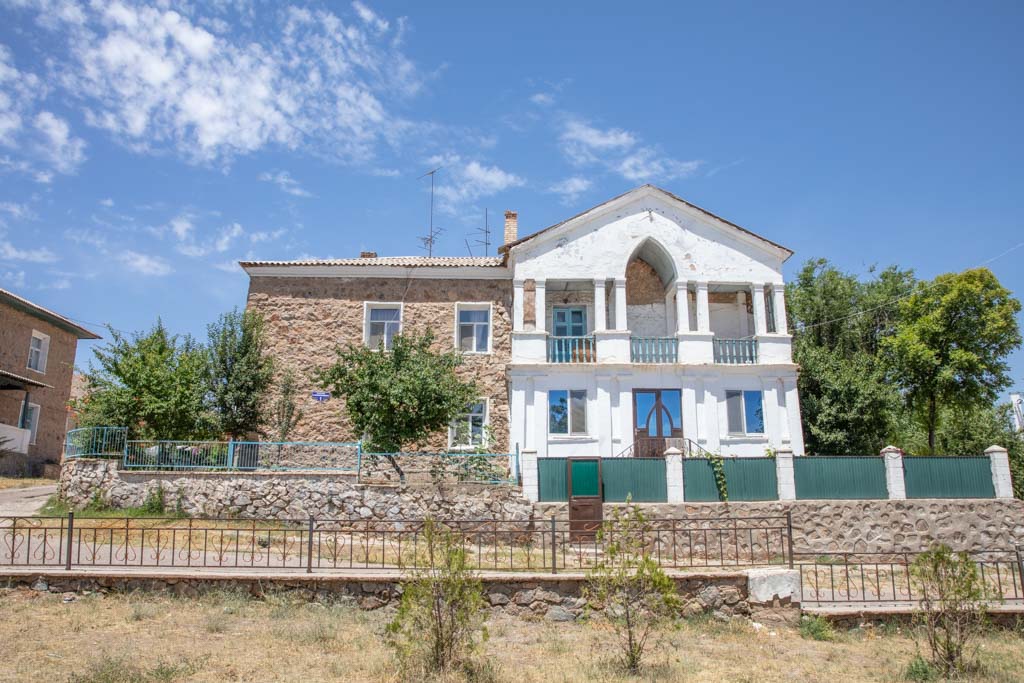 German stone homes, Taboshar, Istiklol, Tajikistan