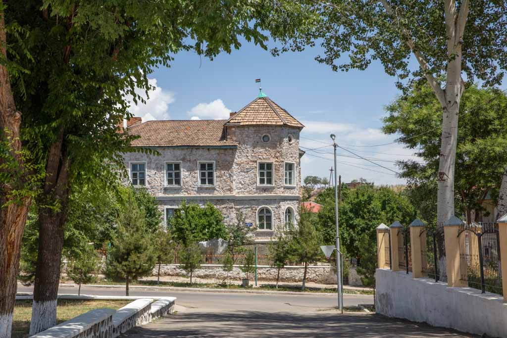 German stone homes, Taboshar, Istiklol, Tajikistan