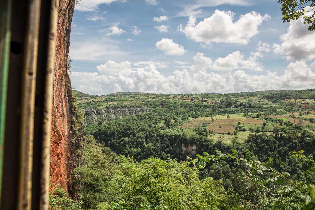 Myanmar, Myanmar Itinerary, 2 week Myanmar Itinerary, Myanmar 2 weeks, Myanmar 2 week itinerary, 2 weeks in Myanmar, Myanmar 2 week, Burma, Asia, Southeast Asia, Goteik, Goteik Viaduct, Viaduct, Myanmar Train, Hsipaw Pwin Oo Lwin Train