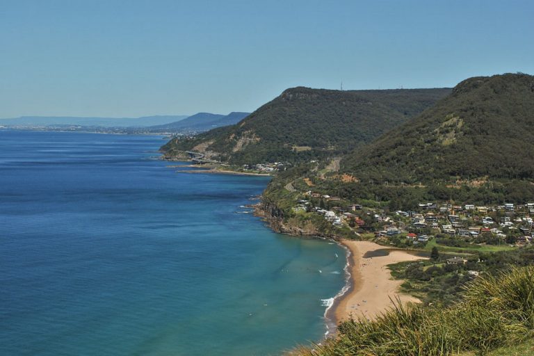 Grand Pacific Drive, New South Wales, Australia, Bald Hill, Sea Cliff Bridge