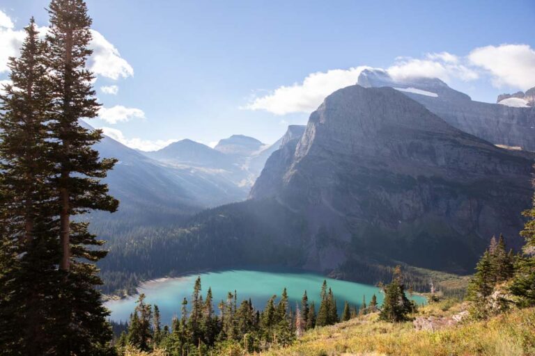 Grinnell Lake, Grinnell Glacier Hike, Glacier National Park, Montana, USA