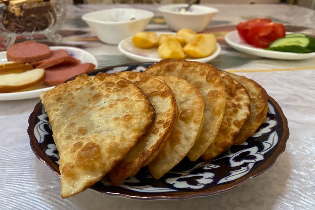 Guzlama, Khiva, Uzbekistan, Uzbek food