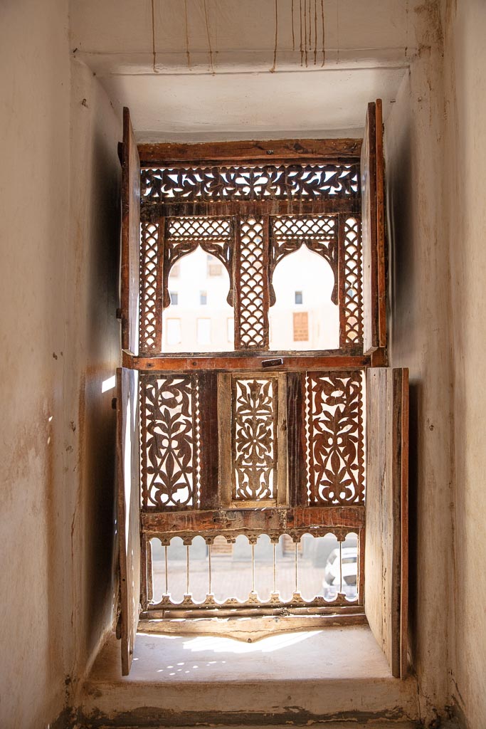 Hadhrami Window, Shibam, Wadi Hadhramaut, Hadhramaut, Yemen