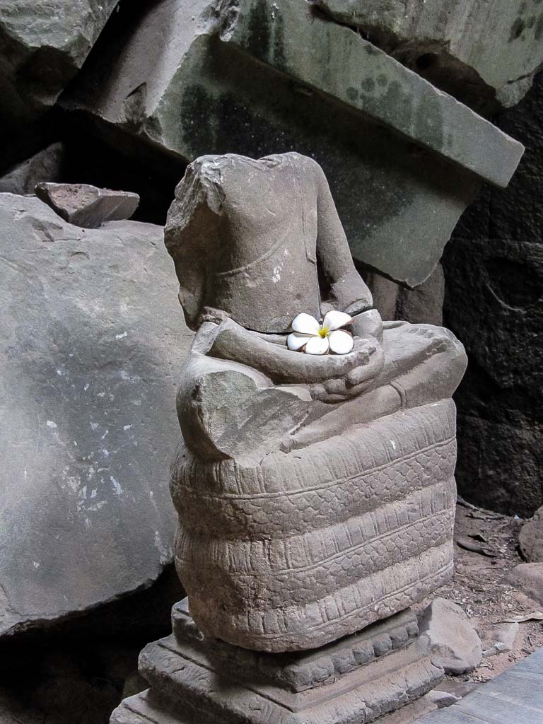 Headless Buddha, Ta Prohm, Angkor Wat, Cambodia