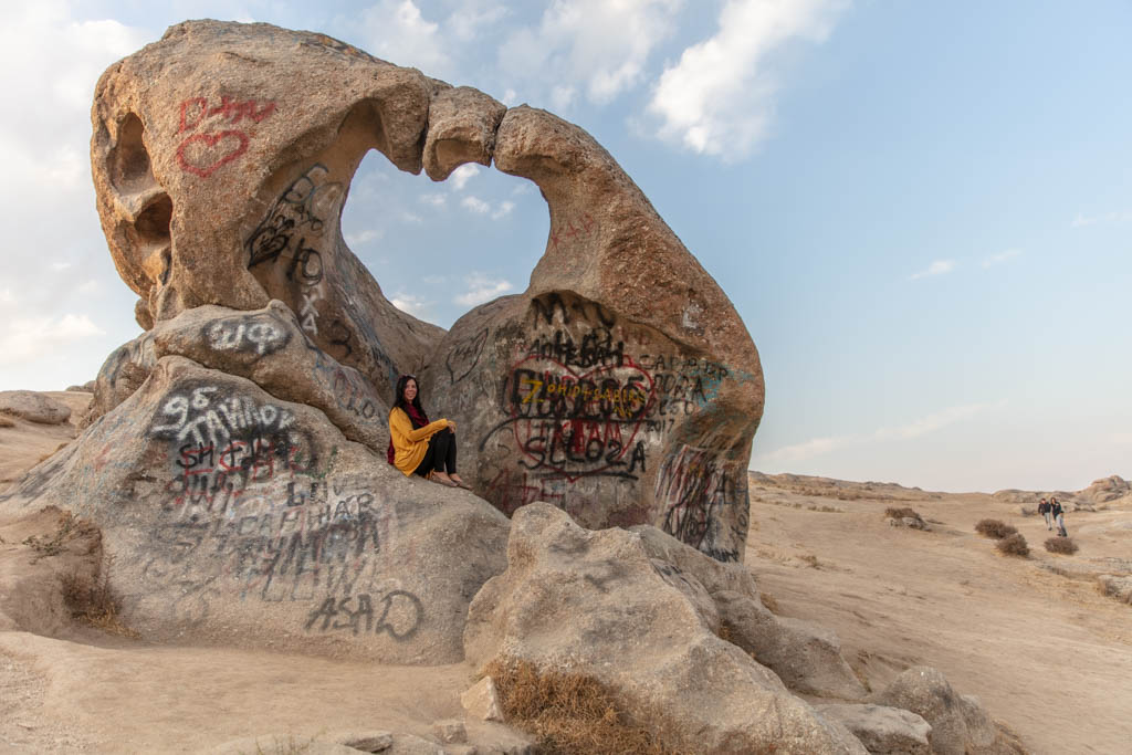 Heart Rock, on way to Shahrisabz, Shahrisabz, Uzbekistan