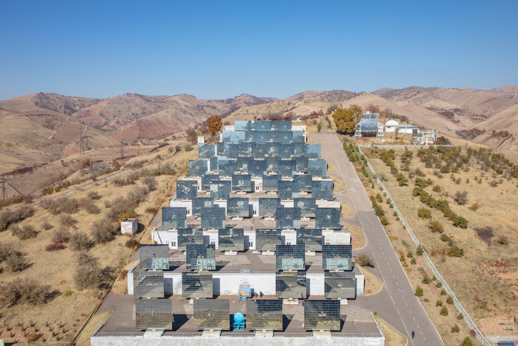 Heliostats, Solar Furnace, Institute of the Sun, Parkent, Uzbekistan