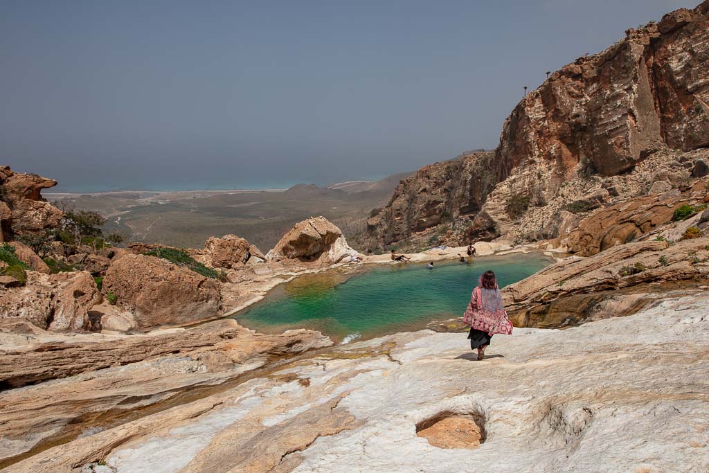 Socotra, Socotra Island, Yemen, Homhil, Homhil Protected Area, natural infinity pool