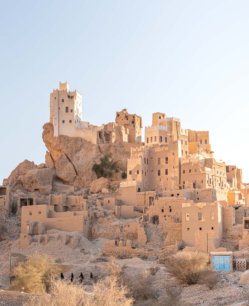 Qarn Majid, Wadi Doan, Wadi Dawan, Wadi Da'wan, Hadhramaut, Yemen, Middle East, Husn Fort