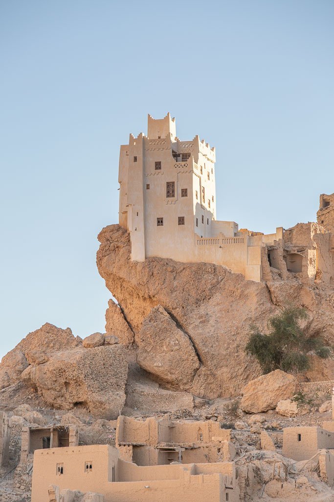 Qarn Majid, Qarn Majid Yemen, Husn Fort, Husn Fort Qarn Majid, mud brick building, Hadhrami mud brick, Wadi Daw'an, Wadi Doan, Wadi Hadhramaut, Hadhramaut, Yemen