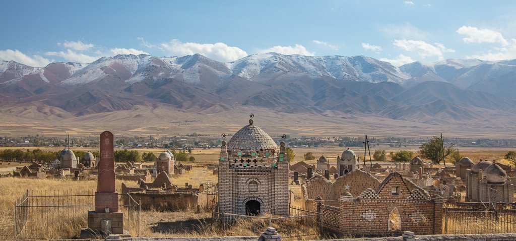 Jumgal, Kyrgyz Cemetery, Kyrgyzstan