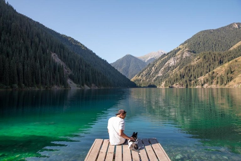 Kolsai Lake, Kolsai Lakes, Kolsai 1, Kazakhstan, Kolsai I, Tien Shan, Pearls of the Tien Shan, Pearl of the Tien Shan