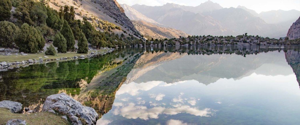 Lake Alovaddin, Alovaddin, Lake Alaudden, Alaudden, Fann Mountains, Sughd, Tajikistan Central Asia