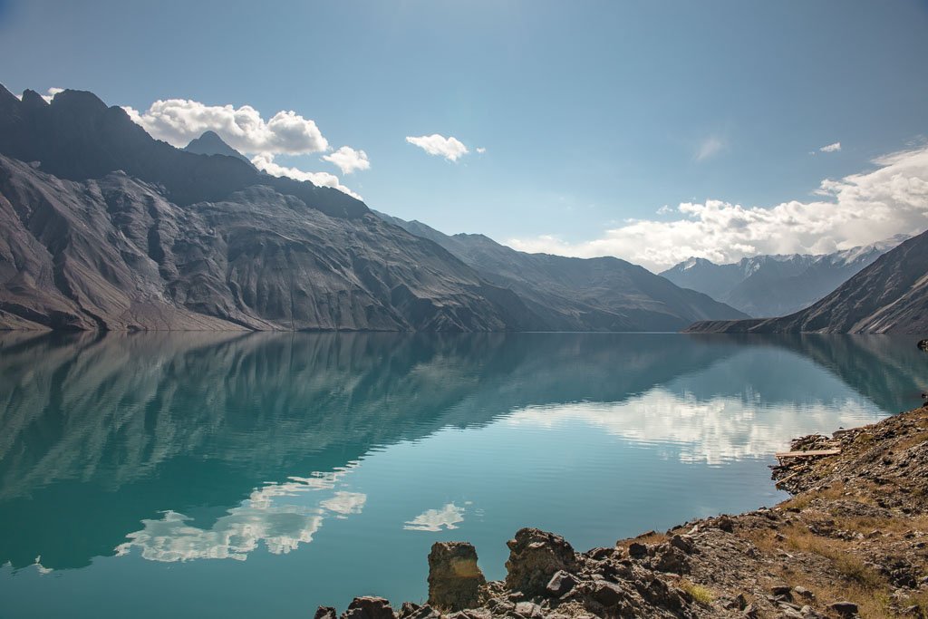 Lake Sarez, Sarez, Tajikistan, Pamirs, GBAO, Badakhshan, Gorno Badakhshan, Pamir, Pamir Mountains, Bartang