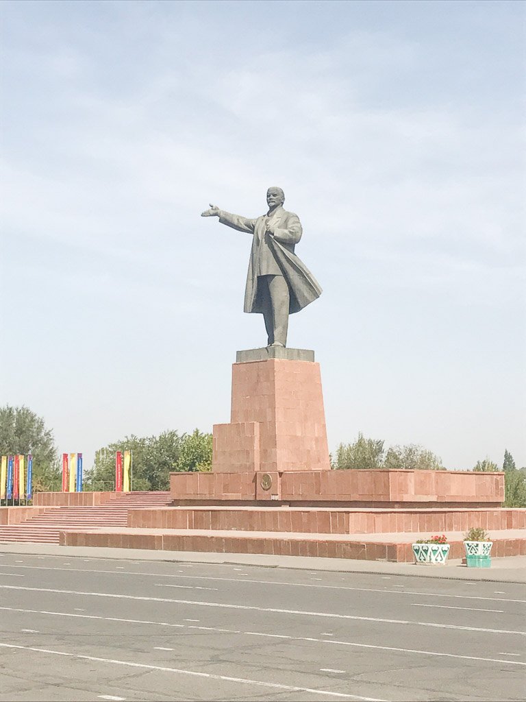 Lenin, Lenin Statue, Lenin Statue Osh, Osh, Kyrgyzstan