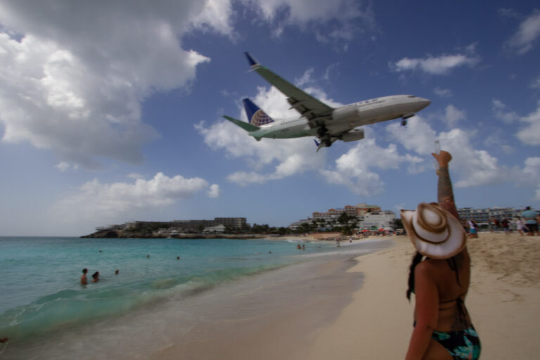 Maho Beach, Airport Beach, Saint Maarten, Caribbean