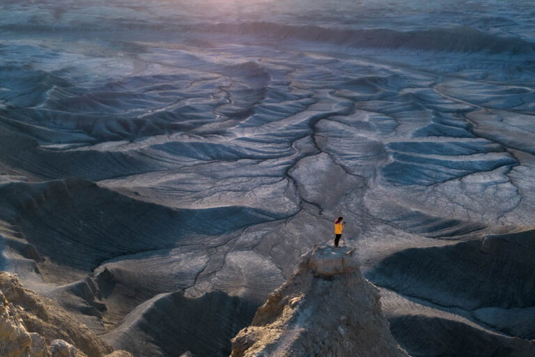 Moonscape Overlook, Skyline View, Factory Butte, Blue Valley, Utah