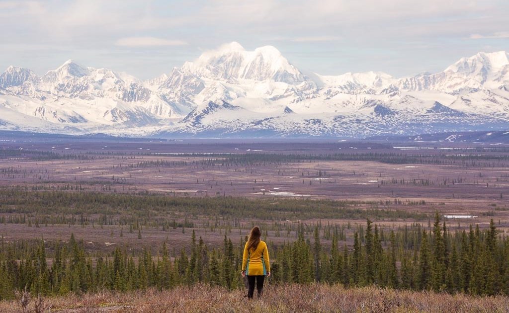 Mount Hayes, Alaska Range, Eastern Alaska Range, Denali Highway, Alaska