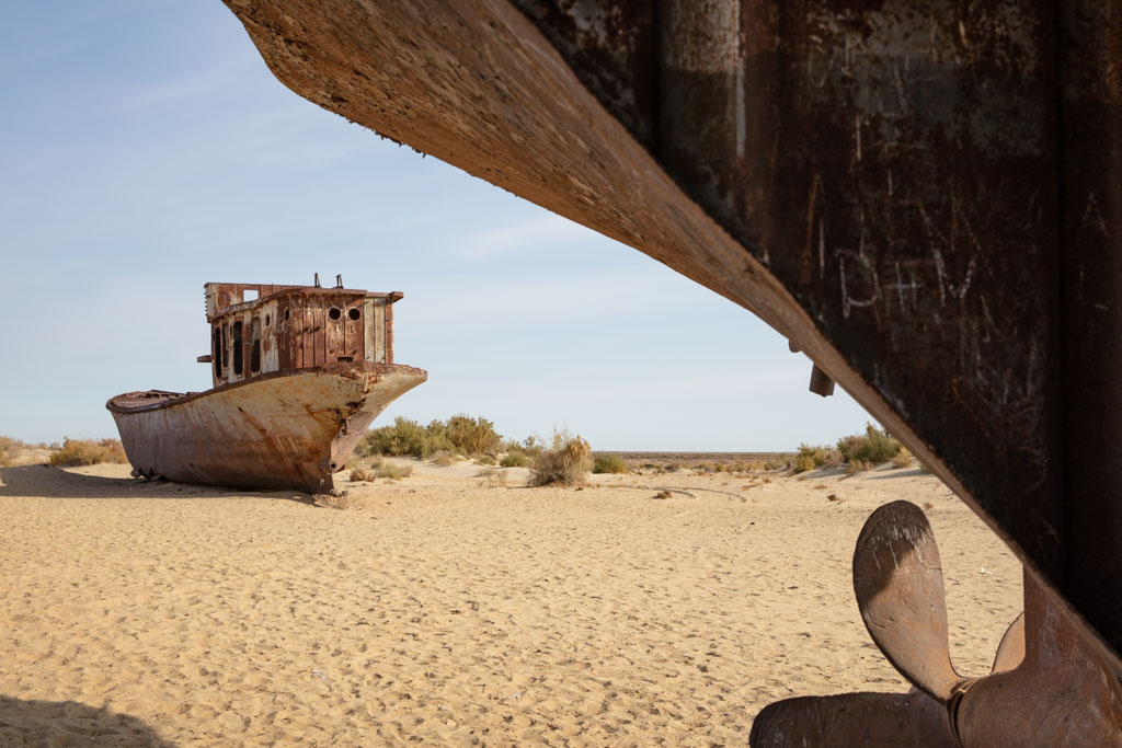 Moynaq Ship Graveyard, Moynaq, Karakalpakstan, Uzbekistan