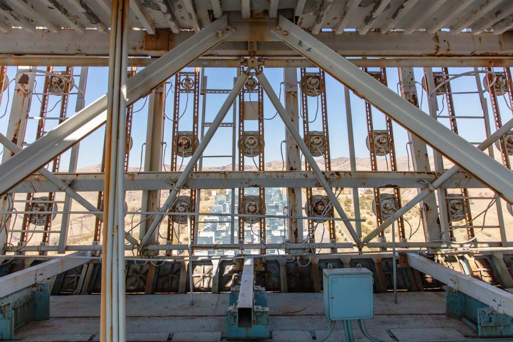 Observation deck, Solar Furnace, Institute of the Sun, Parkent, Uzbekistan