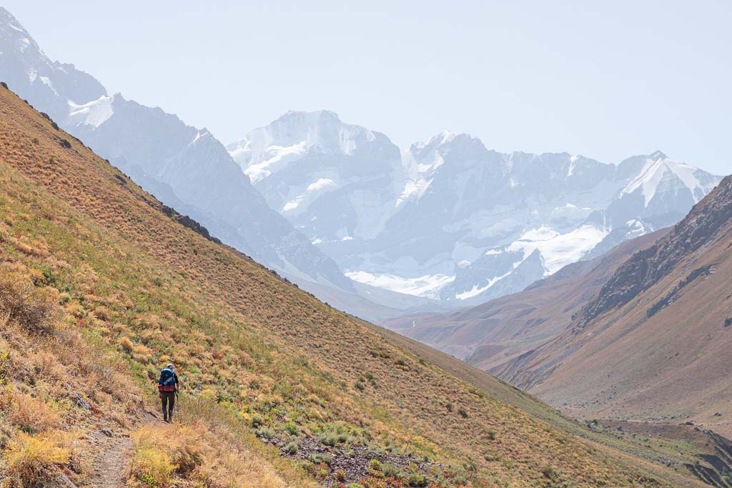 Peter I Range, Gding, Gding Plateau, Pulisangin, Pulisangin Valley, Gardan i Kaftar, Rasht Valley, Karotegin, Karotegin Valley, Badakshan, GBAO, Tajikistan, Central Asia