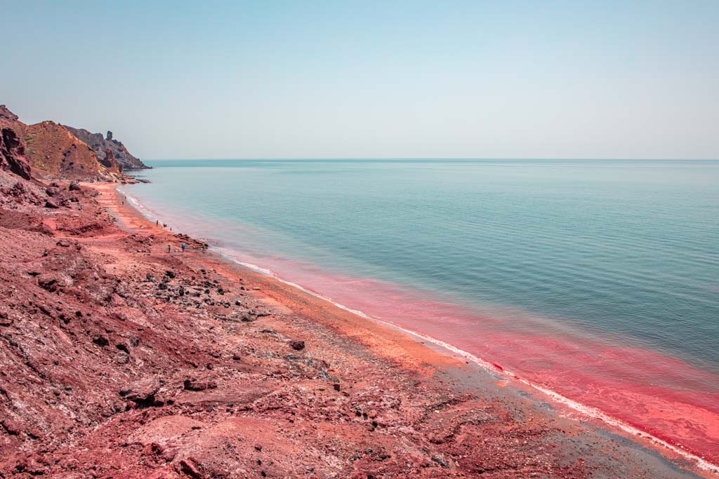 Red Beach, Hormuz Island, Iran