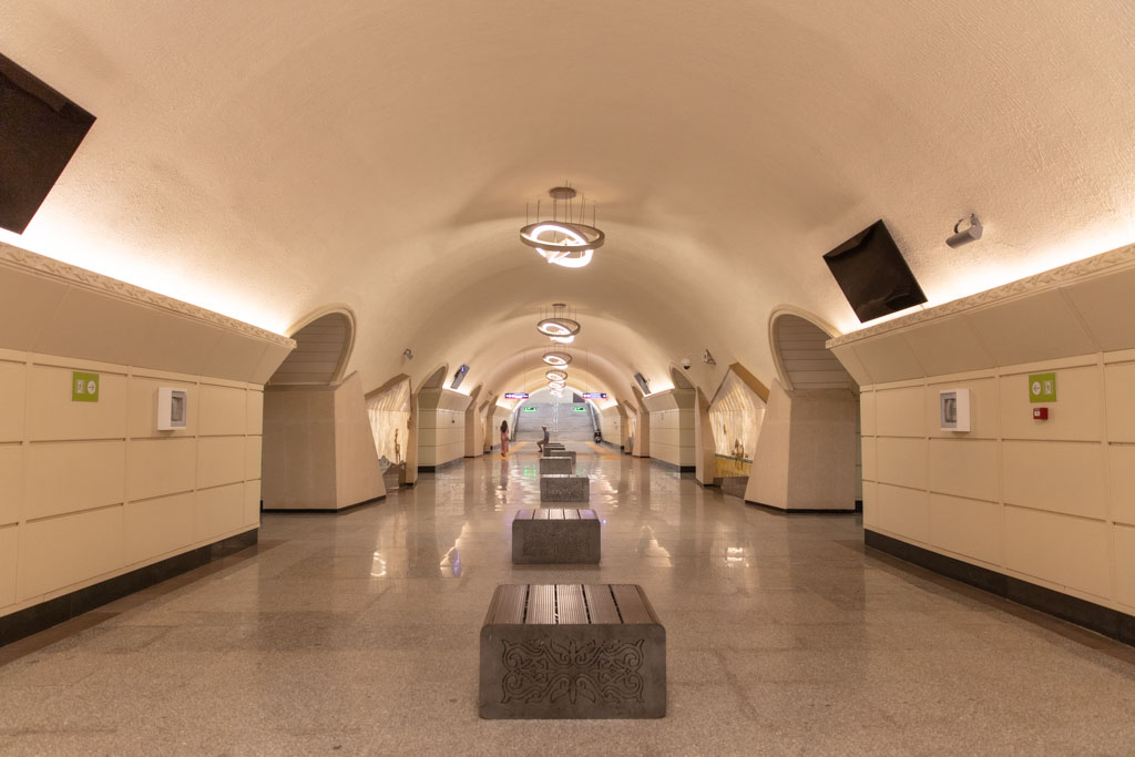 Saryarka Station, Almaty Metro, Almaty, Kazakhstan