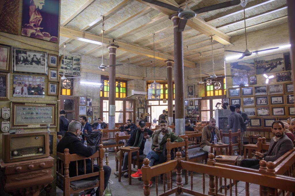 Shabandr Cafe, Mutanabi Street, Baghdad, Iraq