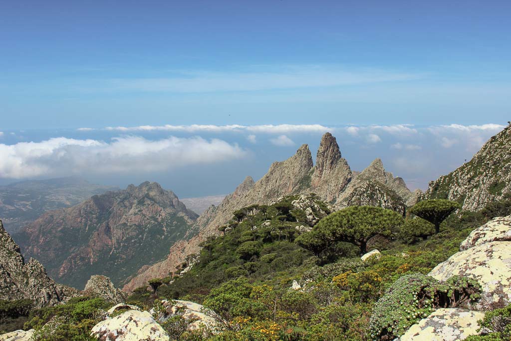 Skand Peak, Skånd Peak, Haggier Mountains, Haggiers, Socotra, Socotra Island, Yemen