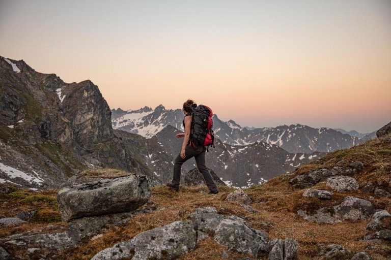 Snowbird-Bomber Hike, Hatcher Pass, Alaska