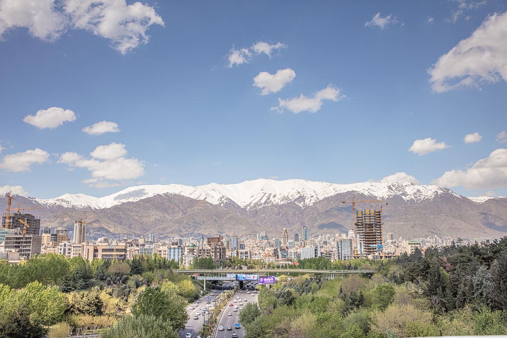 Tabiat Bridge, Talaghani Park, Alborz Mountains, Alborz, Tehran, Iran