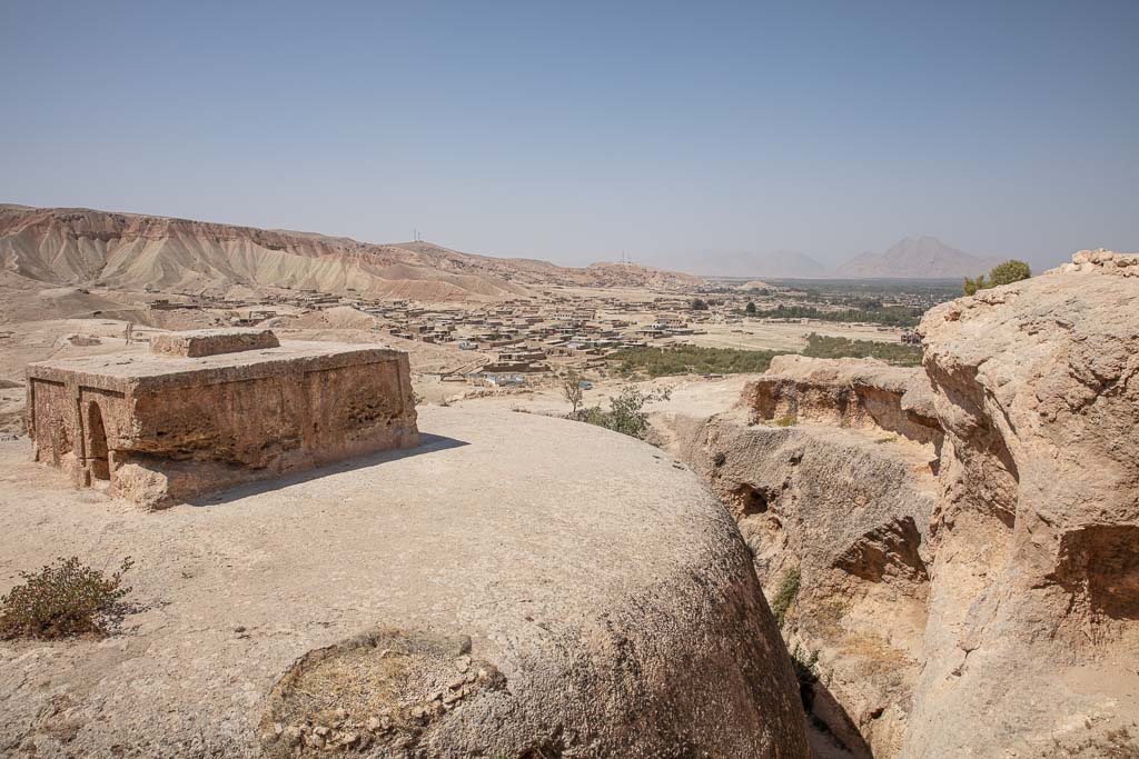 Takht e rustam, samangan, afghanistan, buddhist stupa