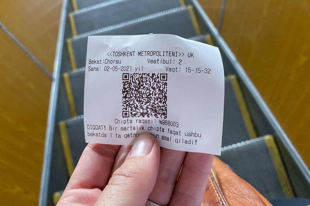 tashkent metro ticket