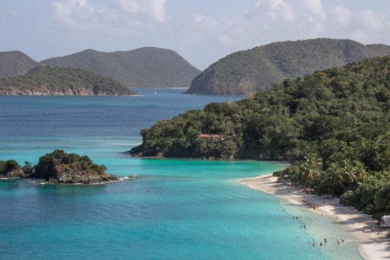 How to Visit Trunk Bay on a St. Thomas cruise ship stop, Trunk Bay, St John, USVI, Virgin Islands National Park