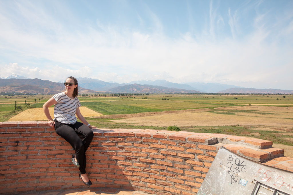 Valerie, Burana Tower, Kyrgyzstan