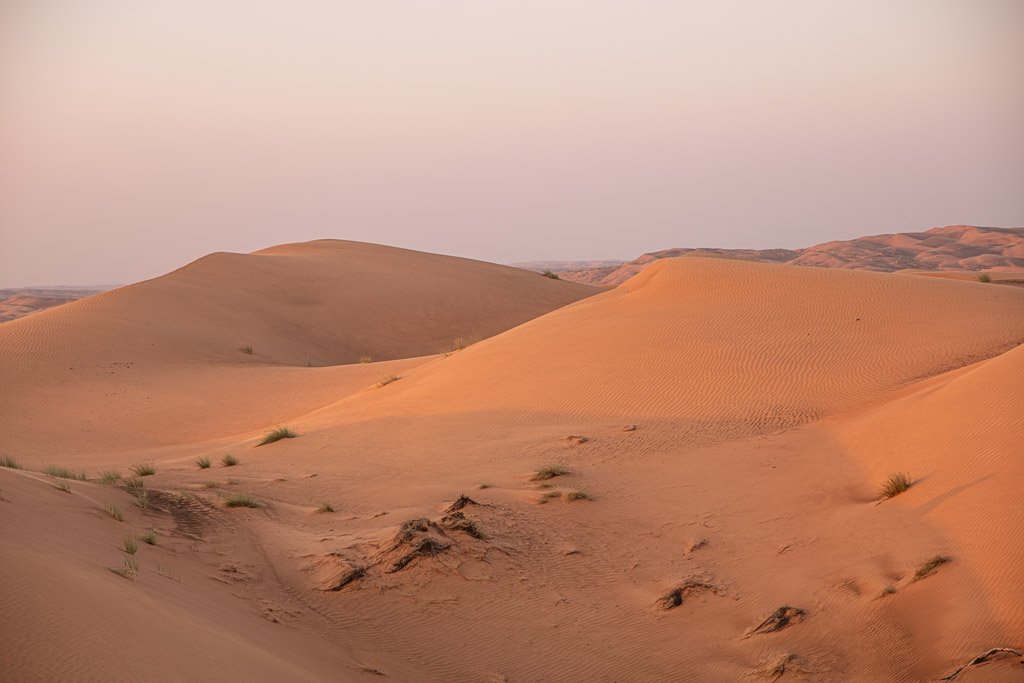 Sunset, Sunset in Wahiba Sands, Wahiba, Wahiba Sands, Sharqiya, Sharqiya Sands, Omani Desert, Sand Dunes, Sand Dune, Oman, Middle East, Arabia, Arabian Peninsula