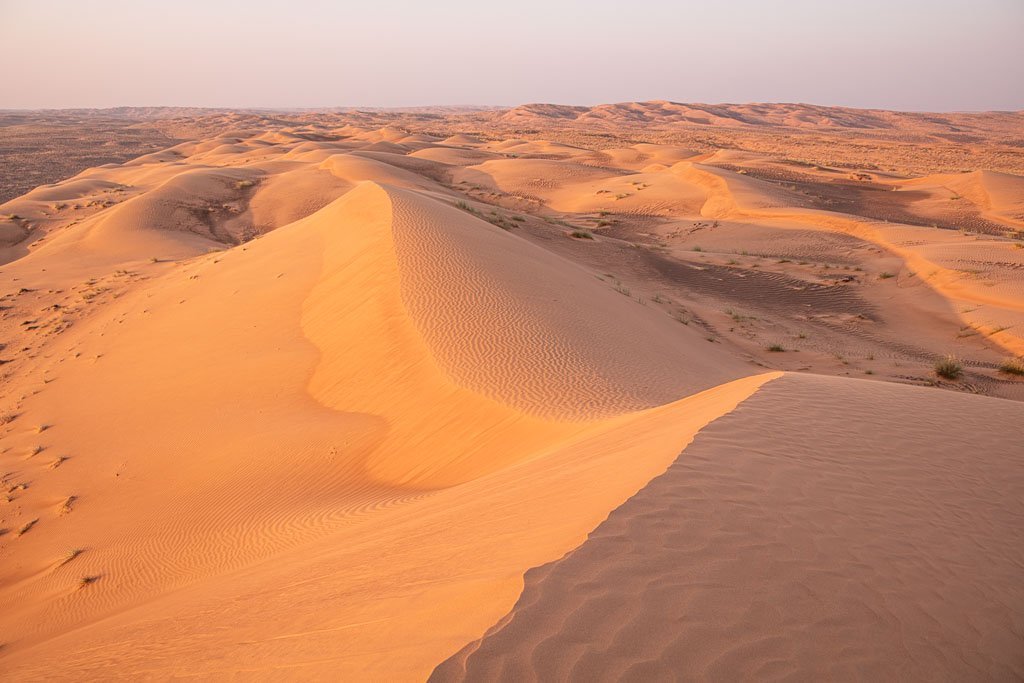 Sunset, Sunset in Wahiba Sands, Wahiba, Wahiba Sands, Sharqiya, Sharqiya Sands, Omani Desert, Sand Dunes, Sand Dune, Oman, Middle East, Arabia, Arabian Peninsula