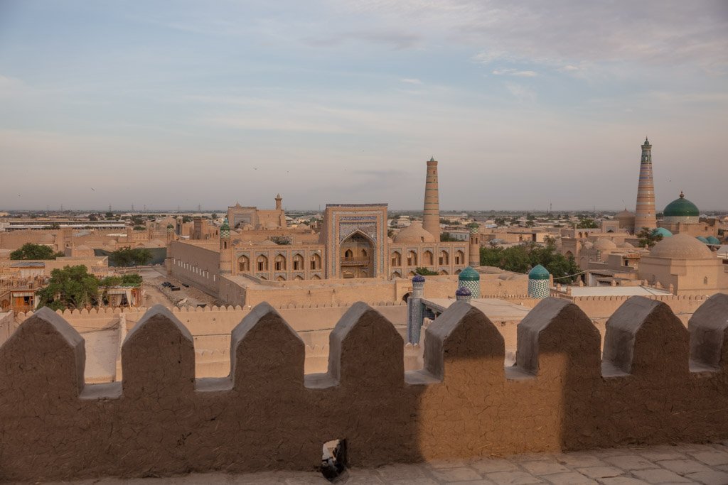 Watchtower, Kuhna Ark, Khiva, Uzbekistan