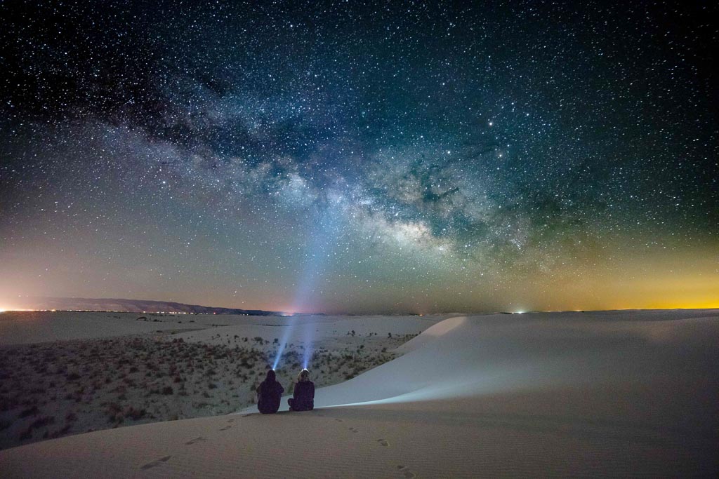 milky way, milky way white sands, stargazing white sands, White Sands, New Mexico, White Sands New Mexico, White Sands National Park, White Sands National Monument, USA, gypsum