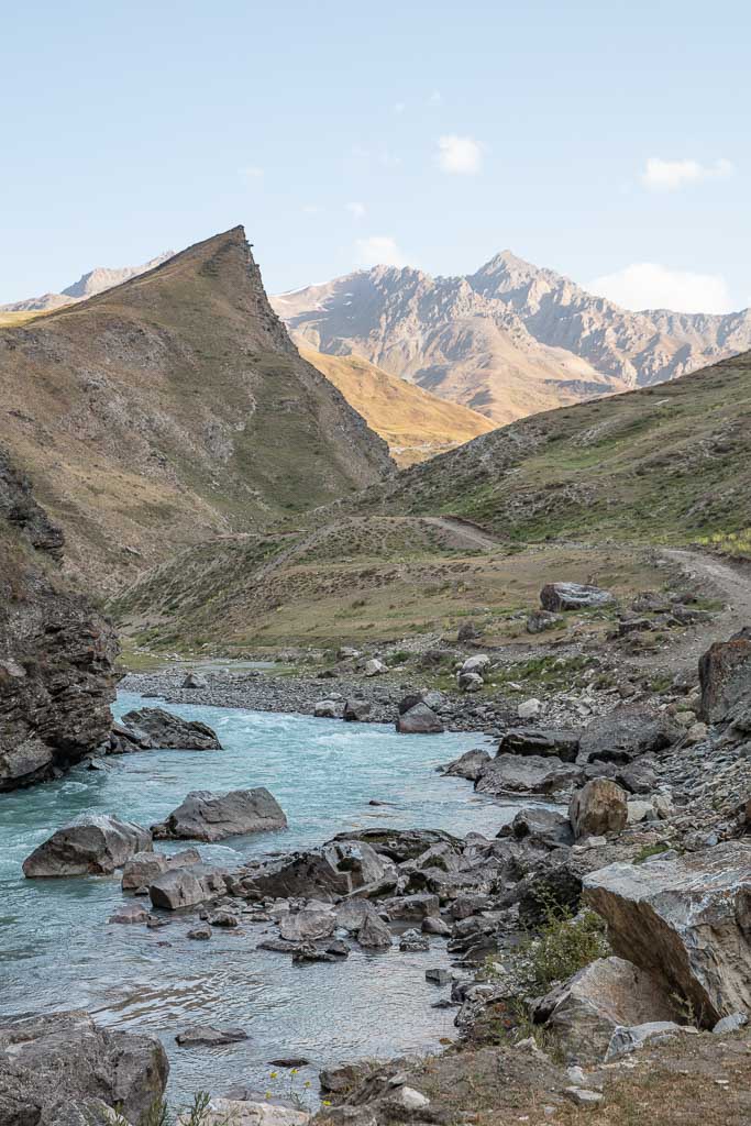 Yagnob River, Yaghnob, Yagnob, Yagnob Valley, Tajikistan, Central Asia, Yaghnob